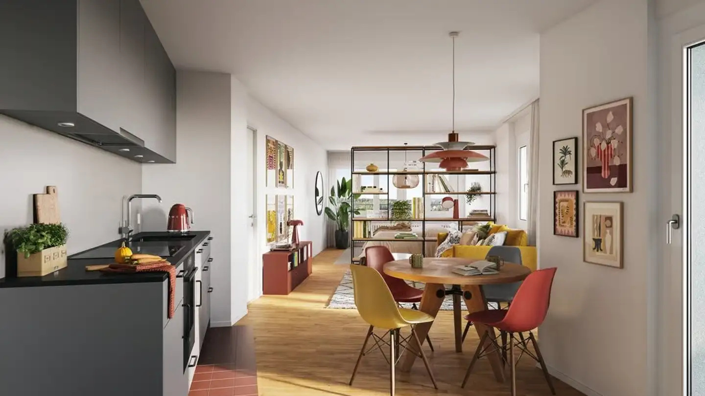 Wohnung mieten - Route Du Riedlé 13, 1700 Fribourg - Foto 3