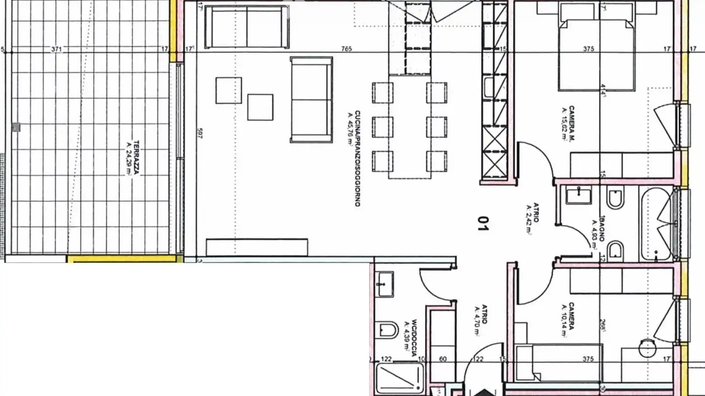 Apartment for rent - Via Bergale 3, 6533 Lumino