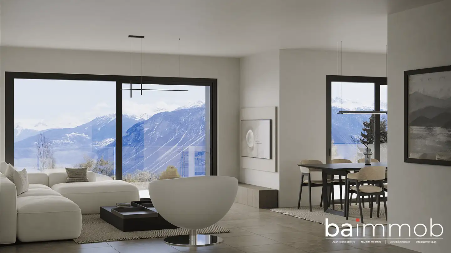 Appartamento a gradini in vendita - Route De Chermoran, 3975 Randogne - Photo 4