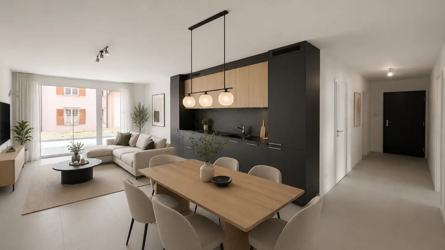Apartment for rent - Rue Jacques-René Fiechter 31, 2613 Villeret - Photo 3