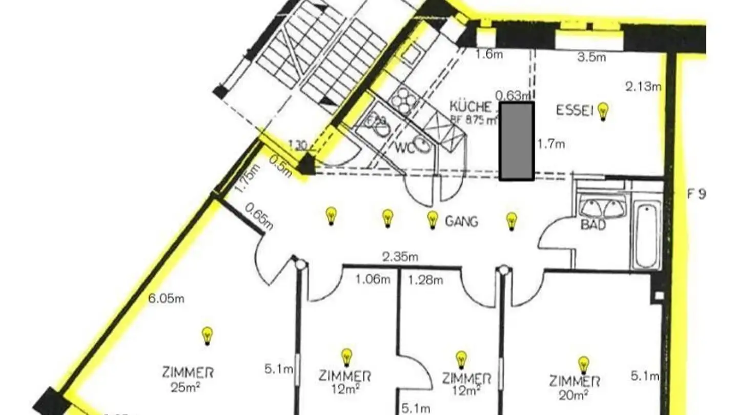 Stanza singola in affitto - Davidstrasse 45, 9000 St. Gallen - Foto 4