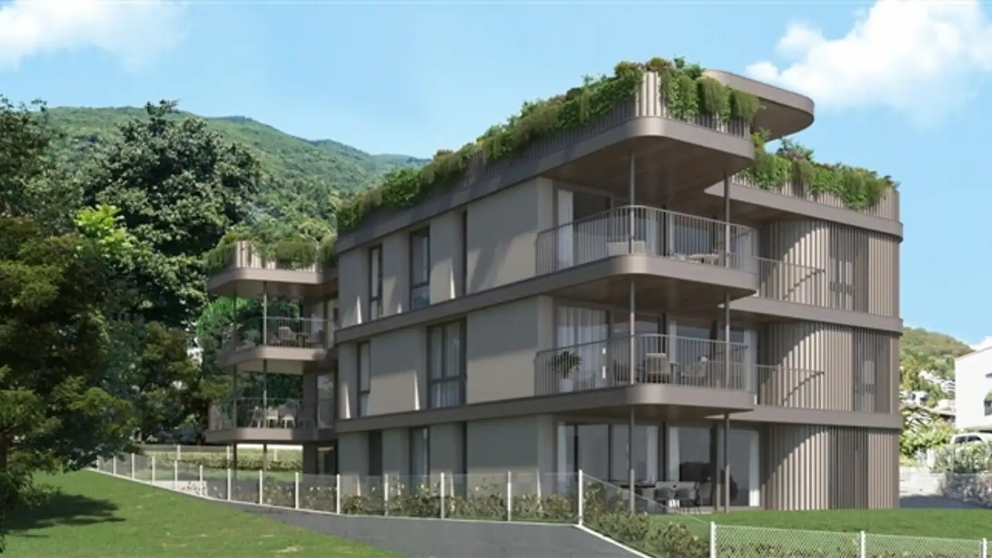 Wohnung kaufen - Via Pozzaracchia 6, 6648 Minusio