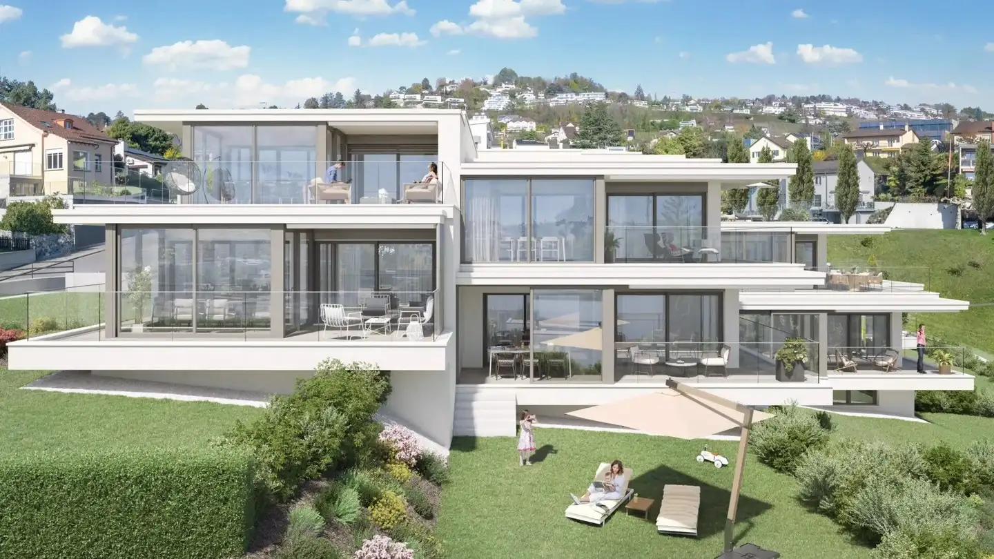 Wohnung mieten - Route De La Conversion 98, 1095 Lutry - Foto 3