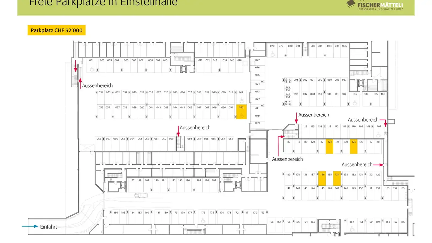 Tiefgaragenstellplatz kaufen - Fischermätteli, 3400 Burgdorf