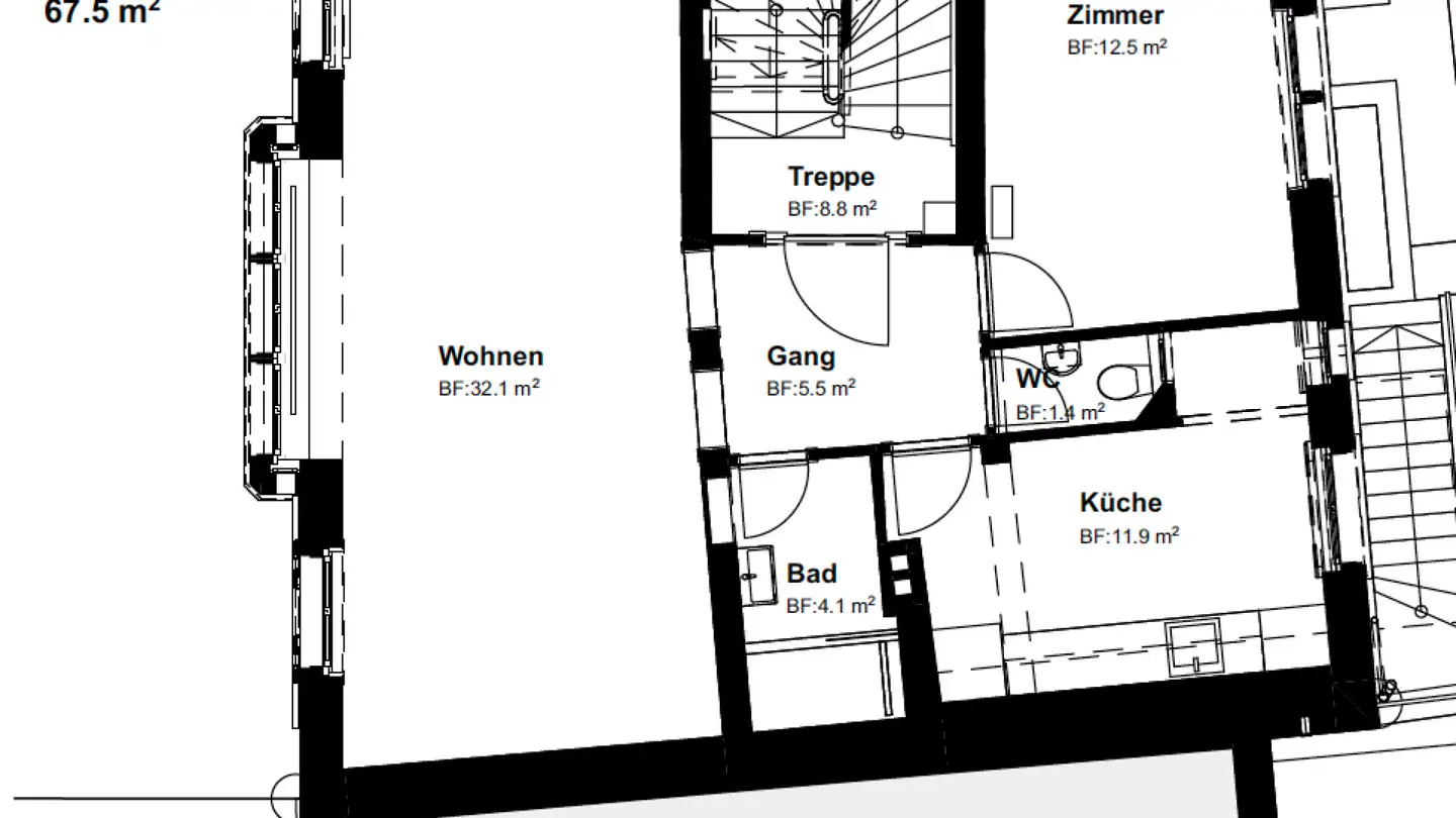 Wohnung mieten - Culmannstrasse 24, 8006 Zürich
