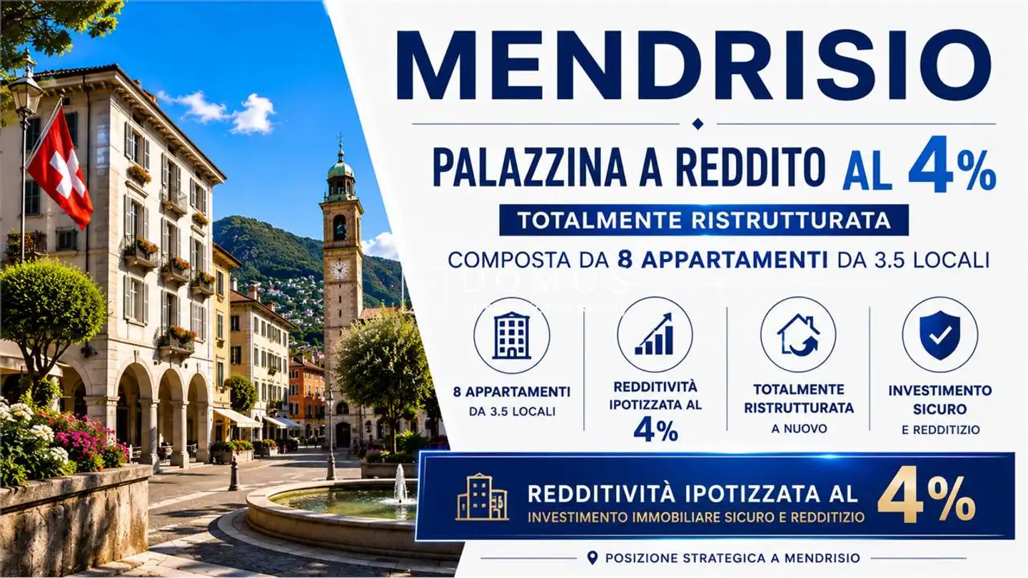 Edificio residenziale in vendita - Vicolo Bena, 6850 Mendrisio
