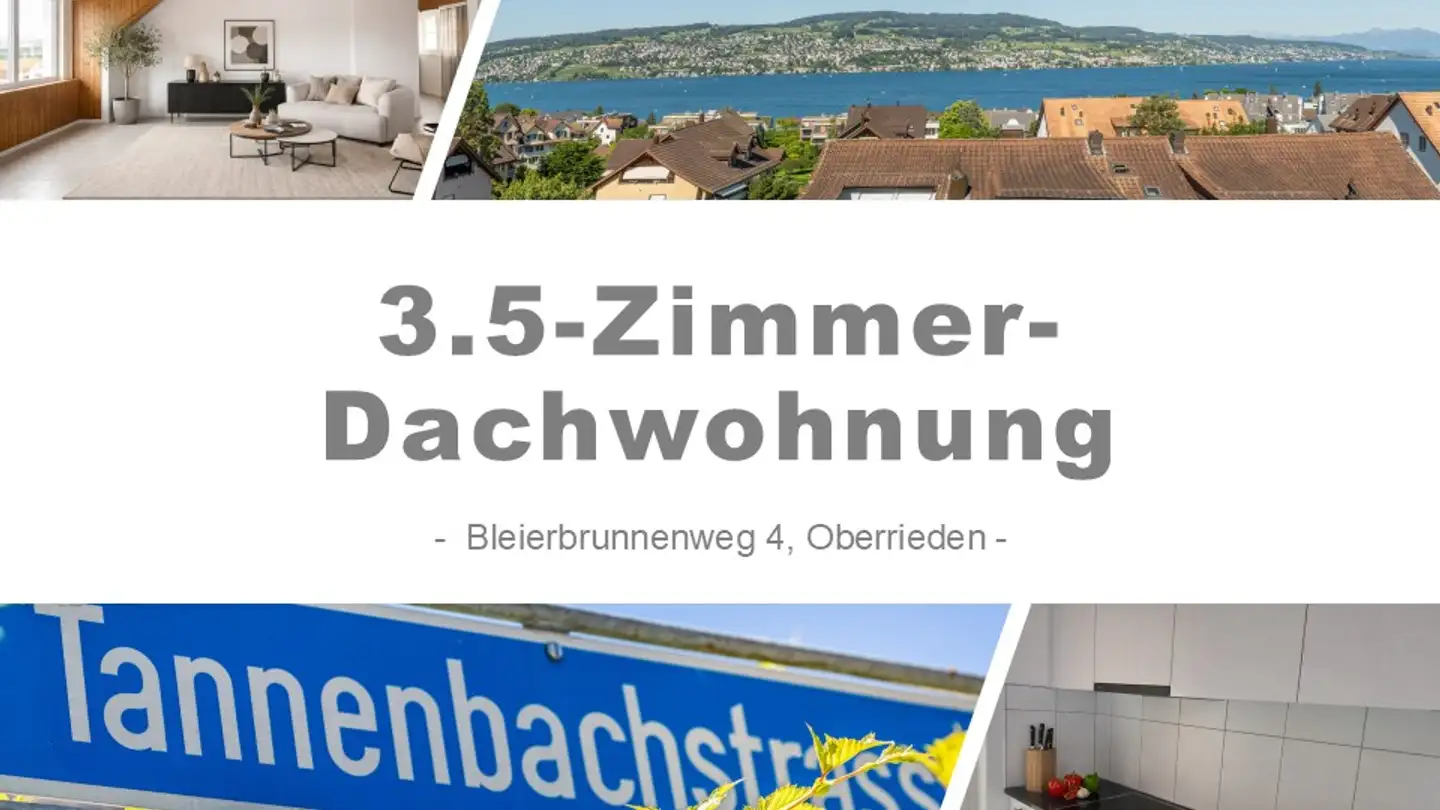 Attic flat for rent - Bleierbrunnenweg 4, 8942 Oberrieden