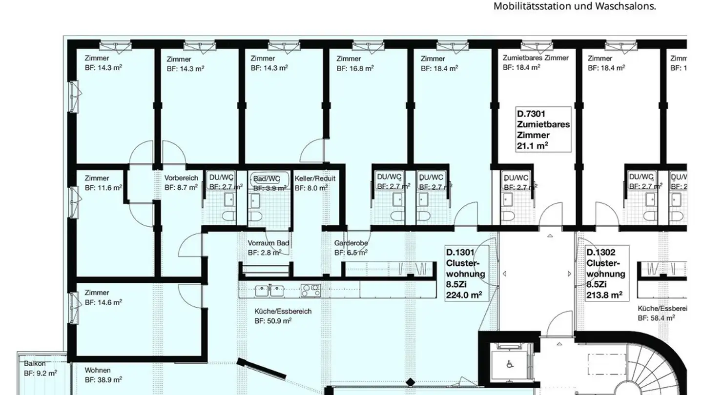 Stanza singola in affitto - Hobelwerkweg 43, 8404 Winterthur - Foto 4