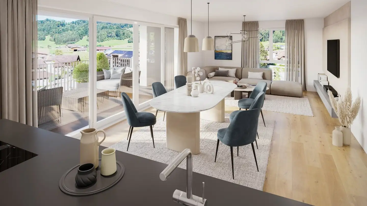 Wohnung mieten - Kurhausstrasse 38, 8374 Dussnang - Foto 4