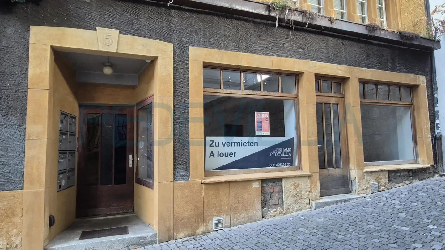 Magasin à louer - Ruelle De L'église / Kirchgässli 5, 2502 Biel/Bienne
