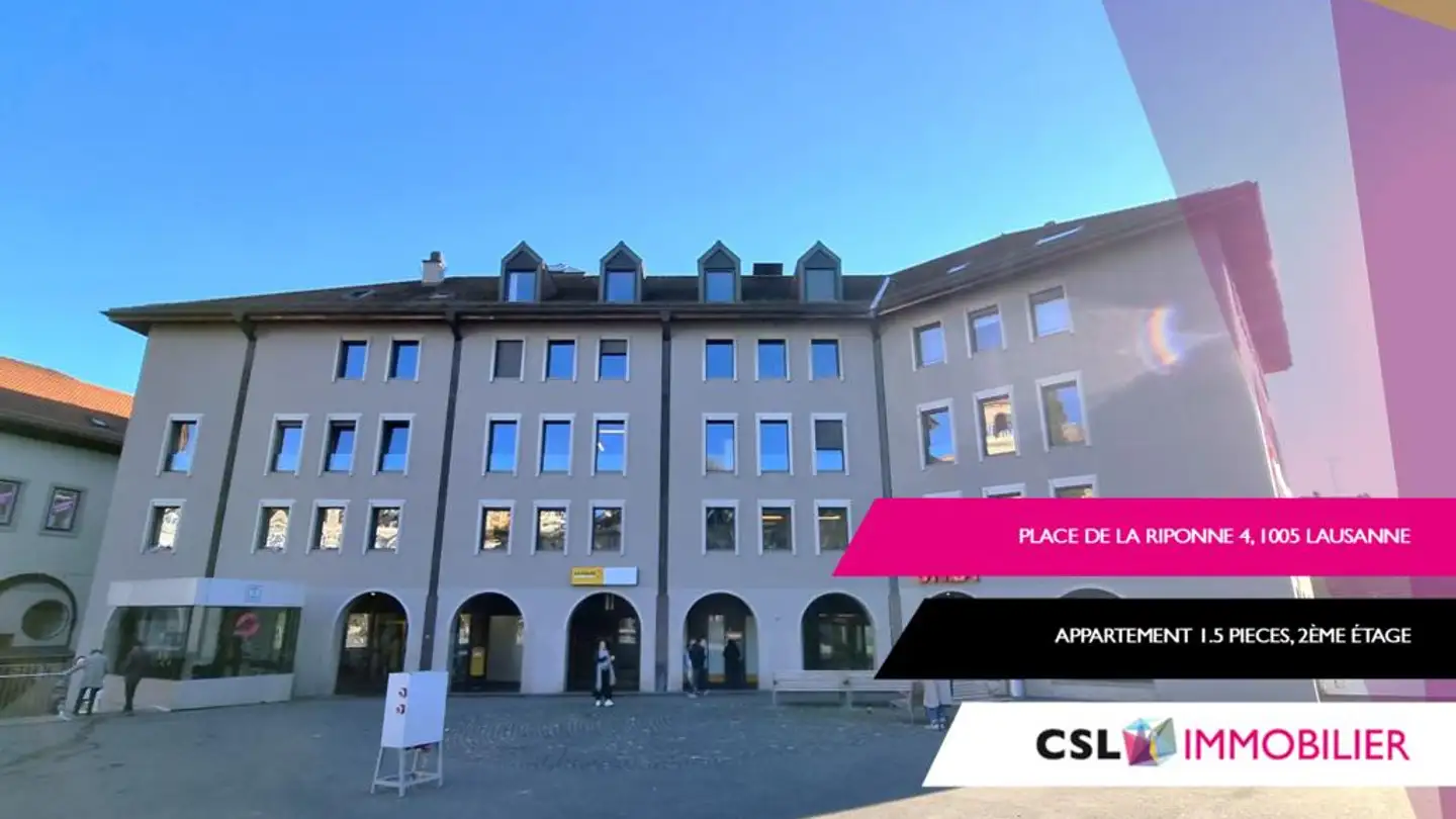 Wohnung mieten - Place De La Riponne 4, 1005 Lausanne