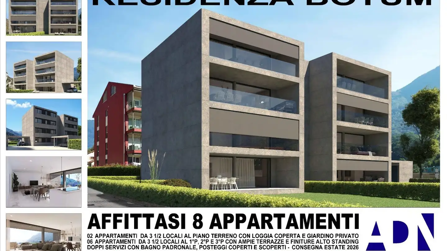 Appartement à louer - Via G. Papa 9, 6710 Biasca