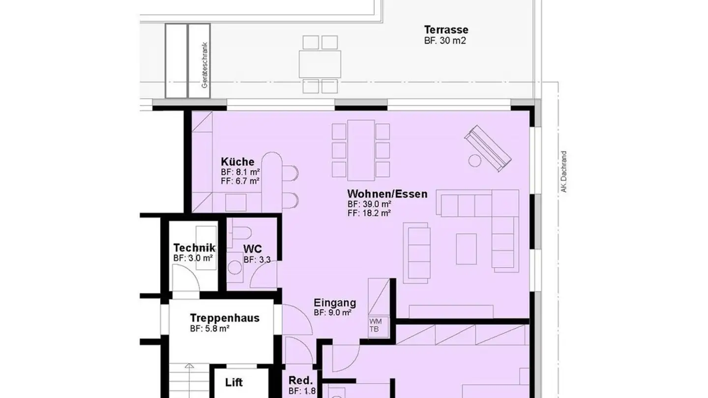 Appartamento in affitto - Cheerstrasse 5, 3930 Eyholz - Photo 2