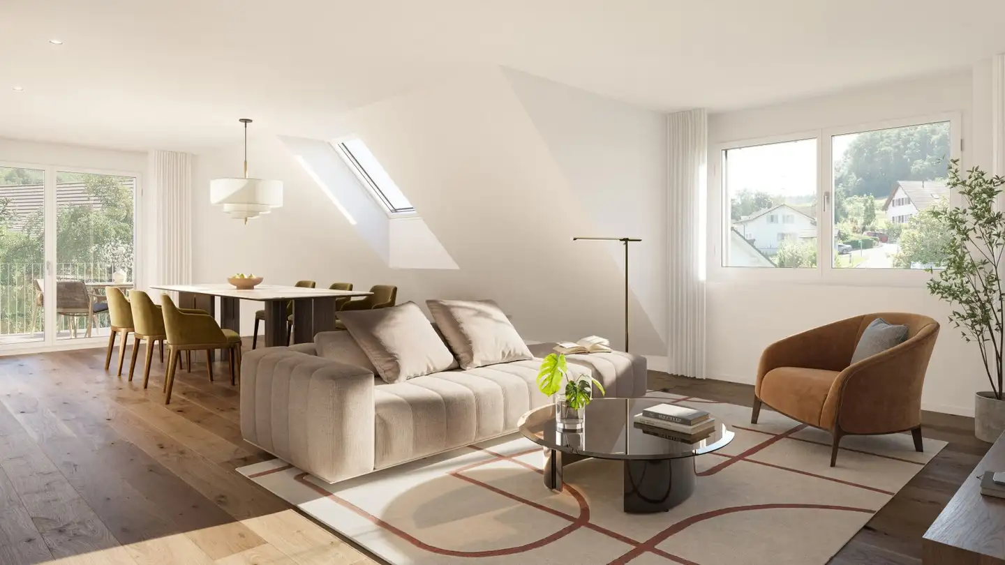 Attic flat for sale - Obstgartenstrasse 20, 8187 Weiach