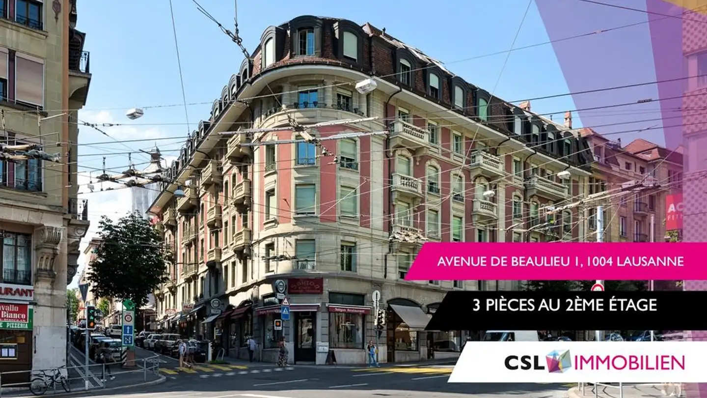 Appartement à louer - Avenue De Beaulieu 1, 1004 Lausanne