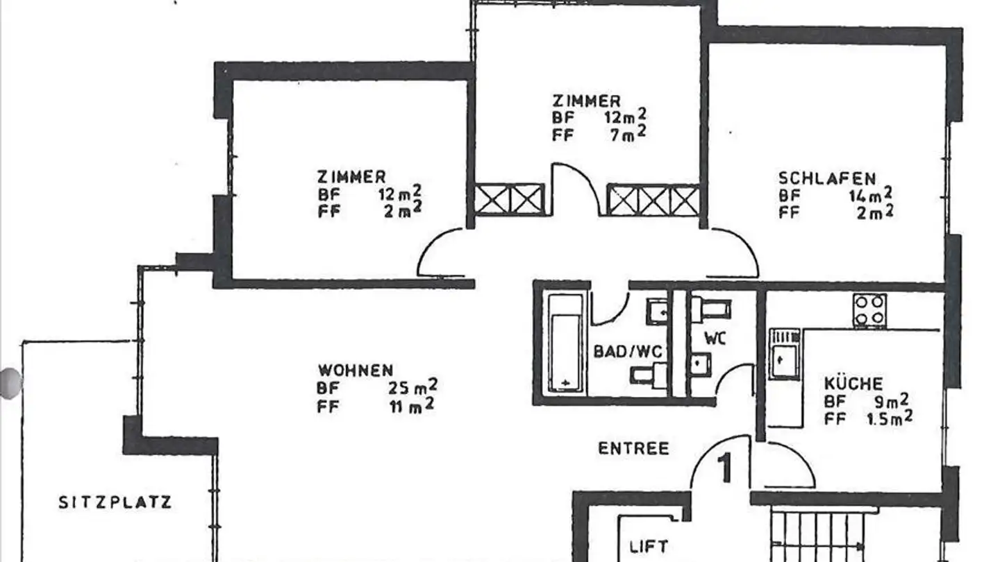 Wohnung mieten - Bernhardswiesweg 4, 9014 St. Gallen