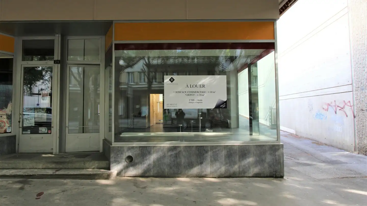 Commerciale in affitto - Avenue Général-Guisan 24, 3960 Sierre