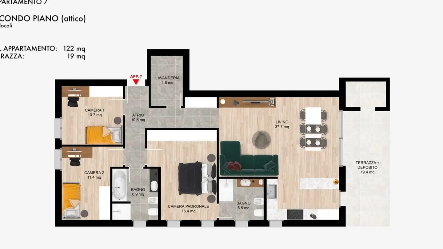 Apartment for sale - Via Sirana 11, 6814 Lamone