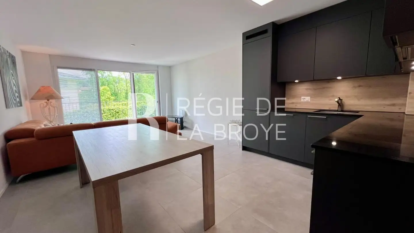 Appartement à louer - La Cua 7, 1563 Dompierre FR - Photo 4