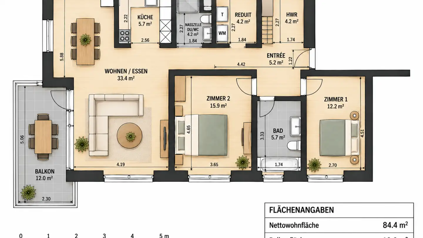 Apartment for sale - Zürcherstrasse 184, 5432 Neuenhof