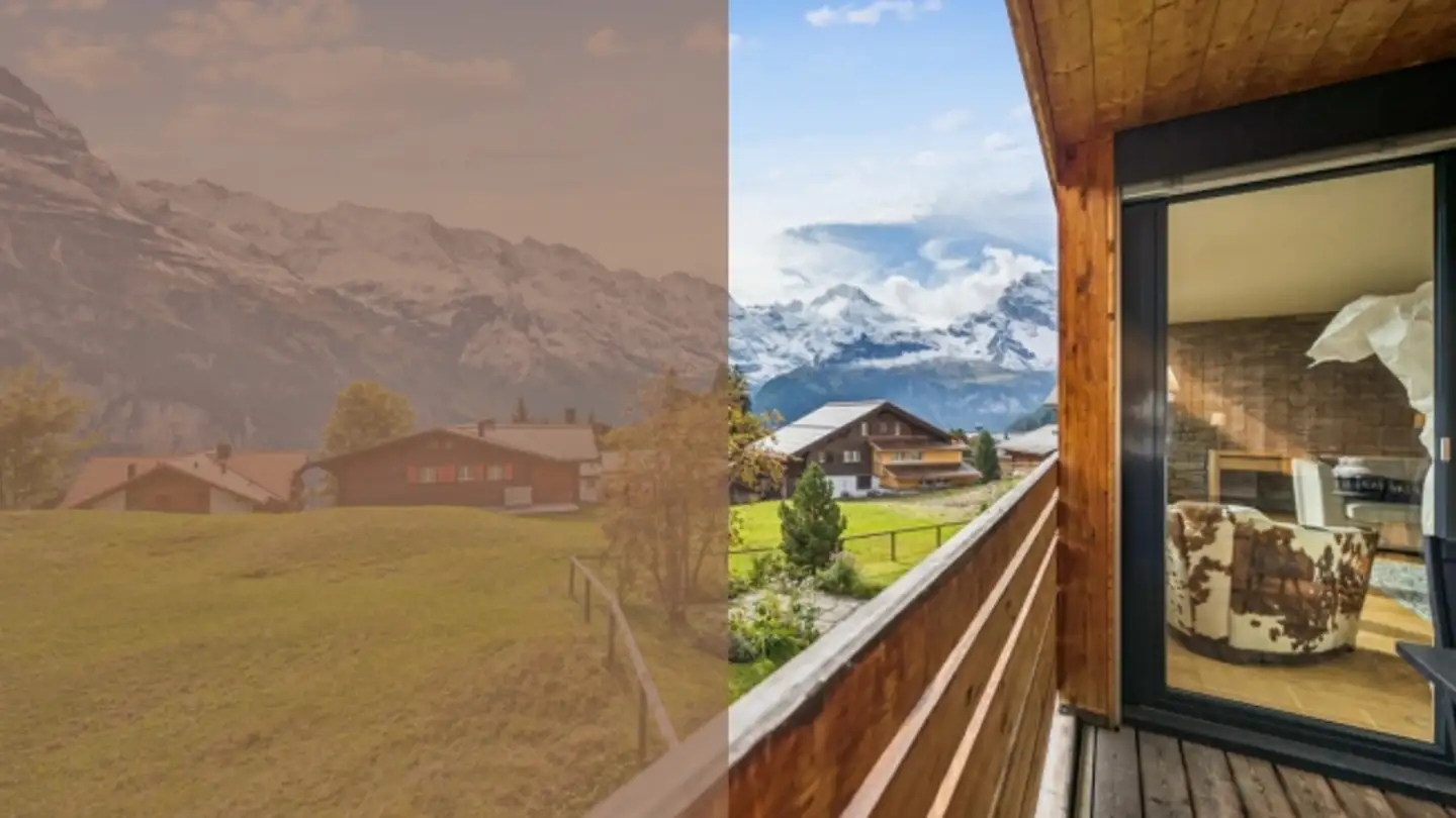 Maison jumelle à vendre - Ägerten, 3825 Mürren
