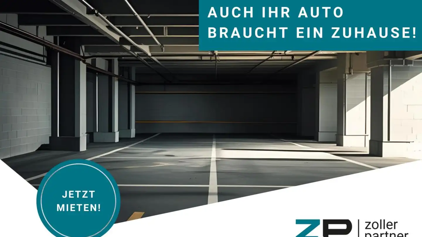 Tiefgaragenstellplatz mieten - Reuttistrasse, 9500 Wil SG