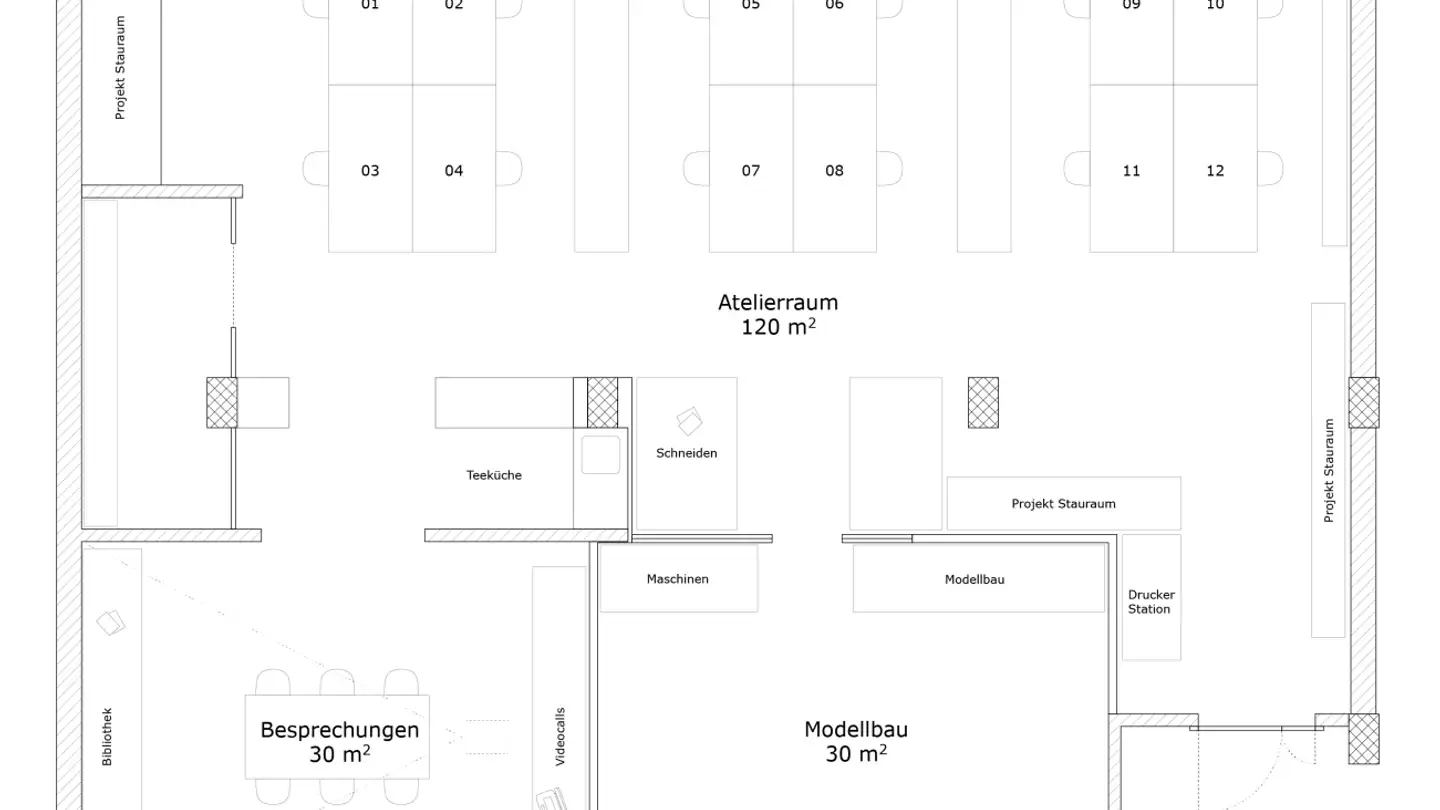 Bürofläche mieten - Grubenstrasse 45, 8045 Zürich - Foto 3