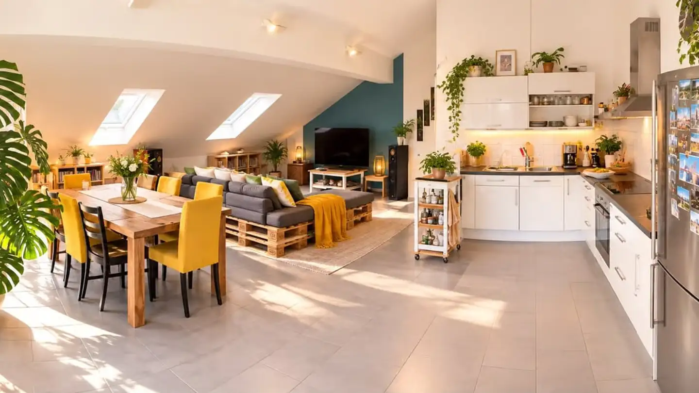 Dachgeschosswohnung mieten - Steinbühlweg 2, 4123 Allschwil - Foto 2