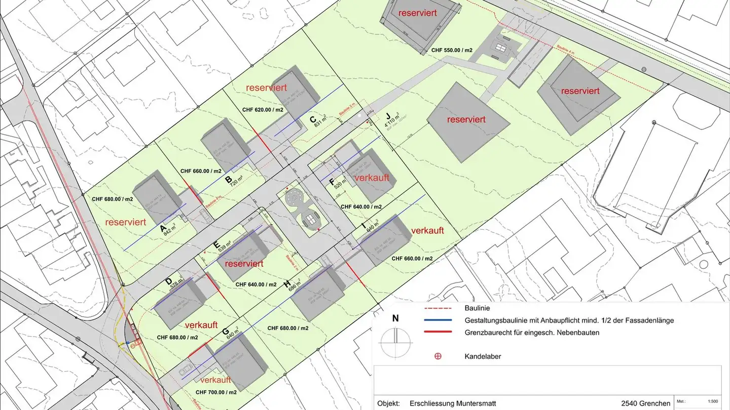 Constructible plot for sale - 2540 Grenchen