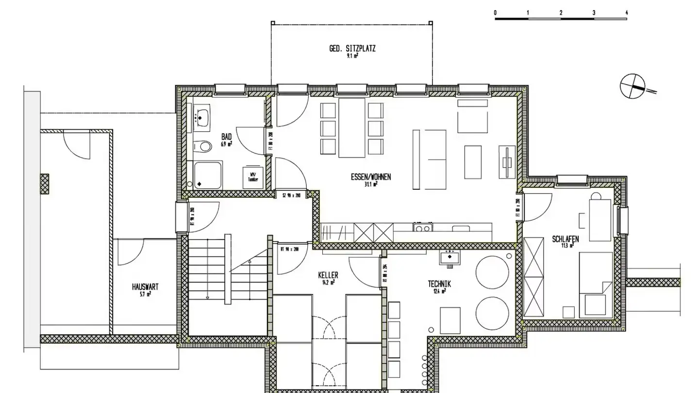 Apartment for rent - Lindenstrasse 17, 9100 Herisau - Photo 2