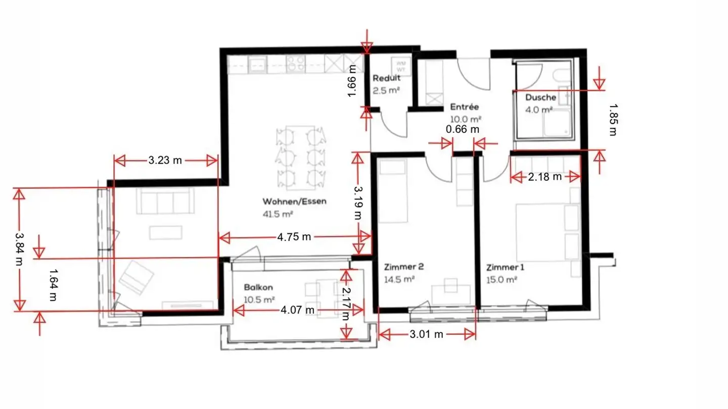 Appartamento in affitto - Fleischbachstrasse 20, 4153 Reinach BL - Foto 3