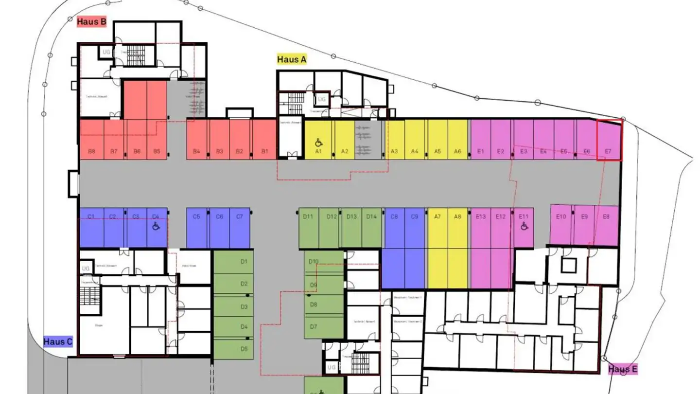 Outdoor parking space for rent - Zürcherstrasse, 7320 Sargans