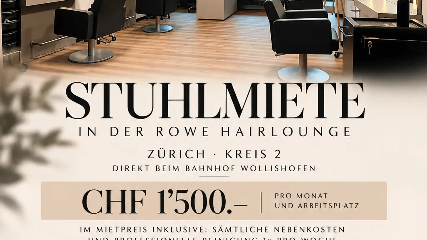 Friseursalon mieten - 8038 Zürich