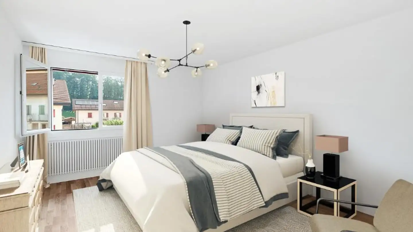 Appartamento in affitto - Route Villageoise 61, 1617 Remaufens - Foto 2