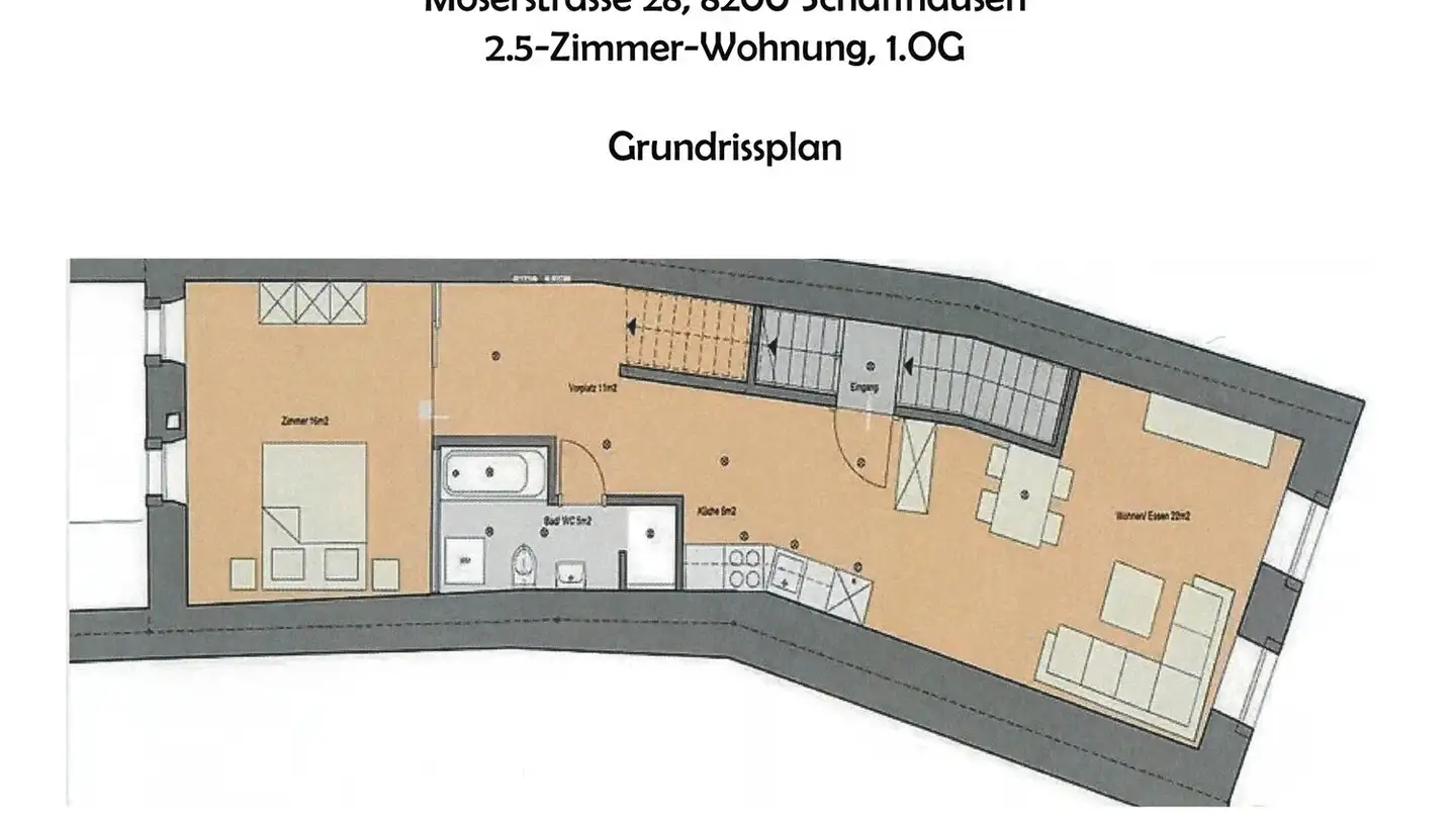 Apartment for rent - Moserstrasse 28, 8200 Schaffhausen - Photo 2