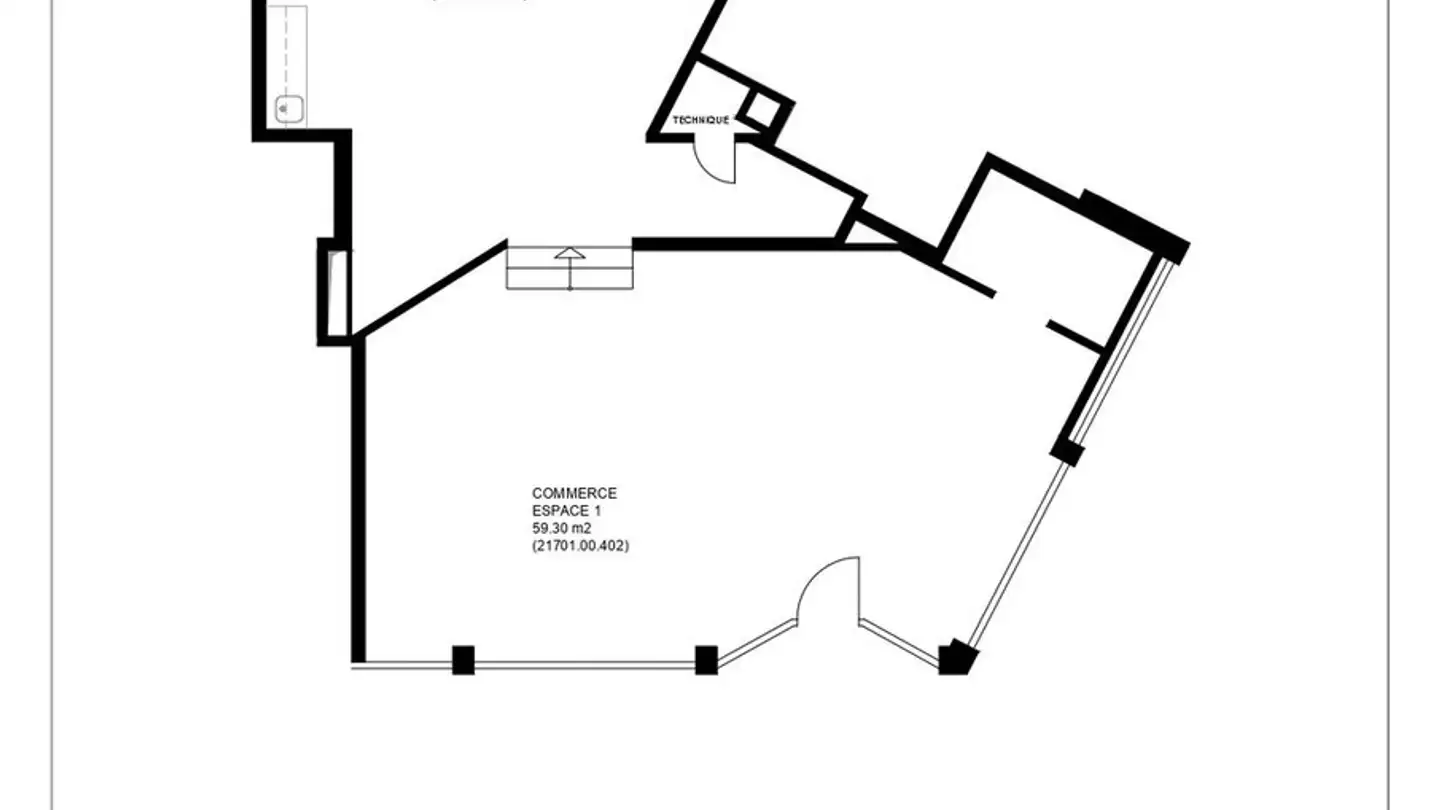 Negozio in affitto - Rue Du Simplon 6, 1700 Fribourg - Photo 4