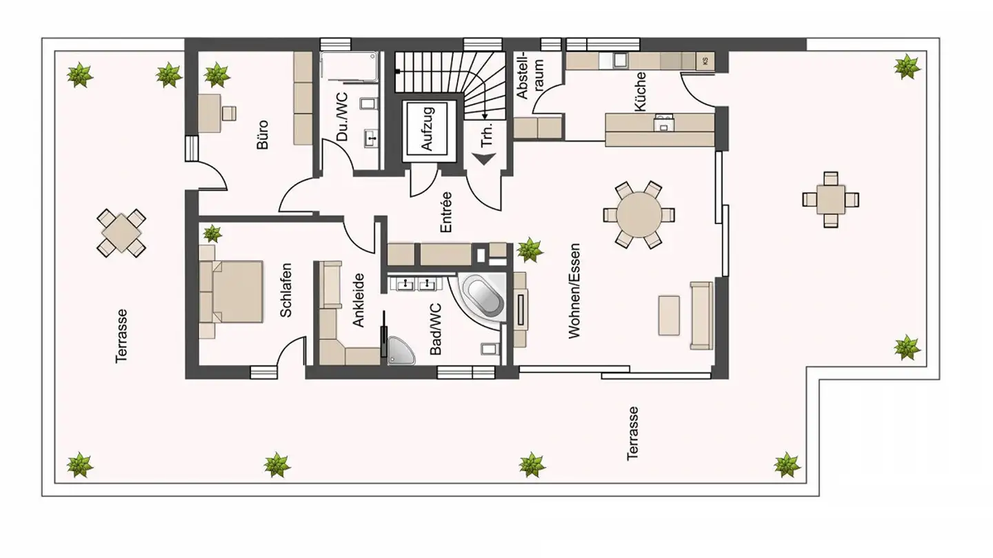 Penthouse mieten - Zeppelinstrasse 19, 8280 Kreuzlingen