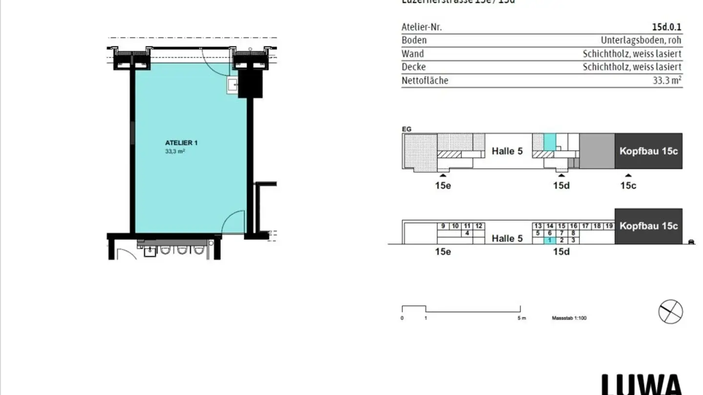 Commerciale in affitto - Luzernerstrasse 15d, 5630 Muri AG - Photo 2