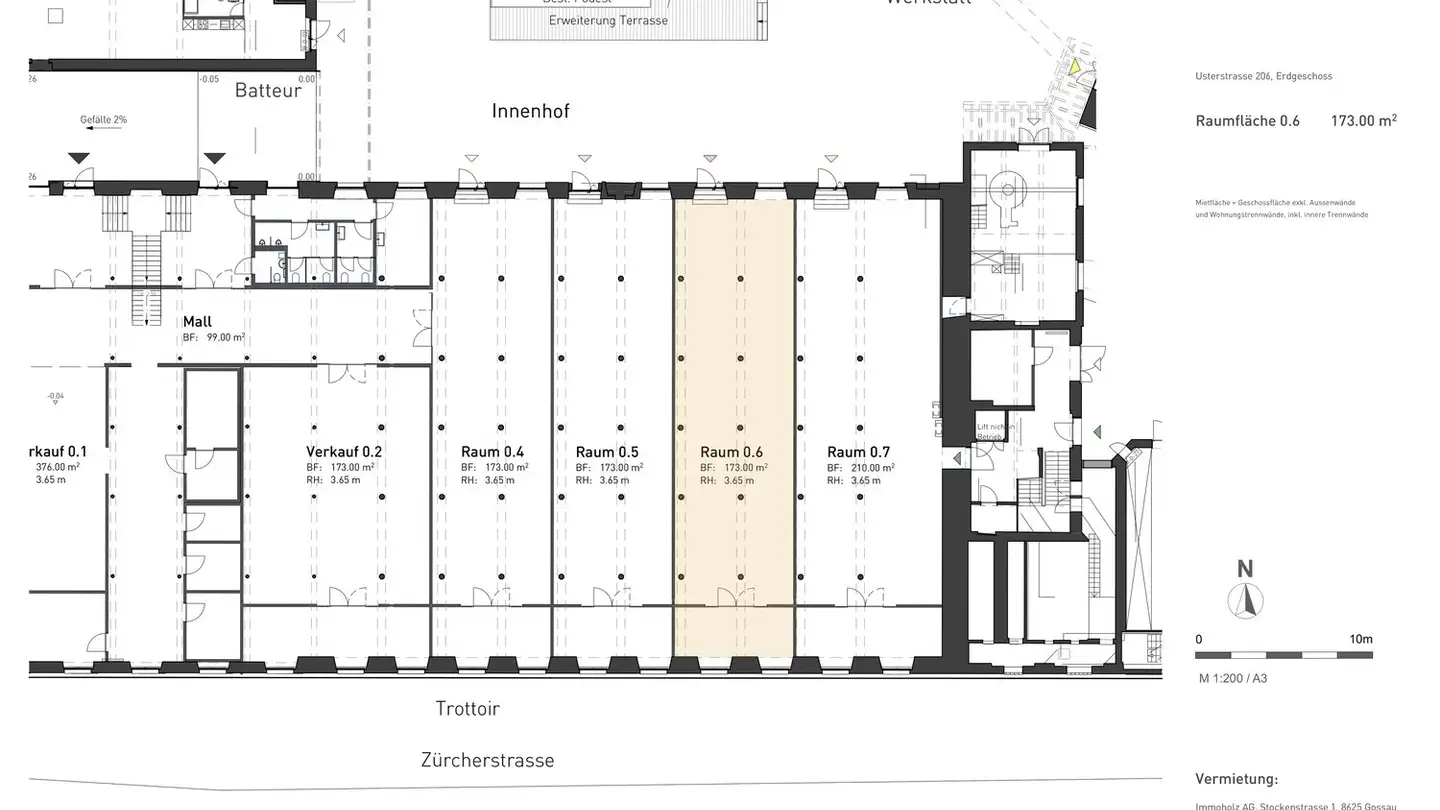 Magasin à louer - Usterstrasse 202, 8620 Wetzikon ZH