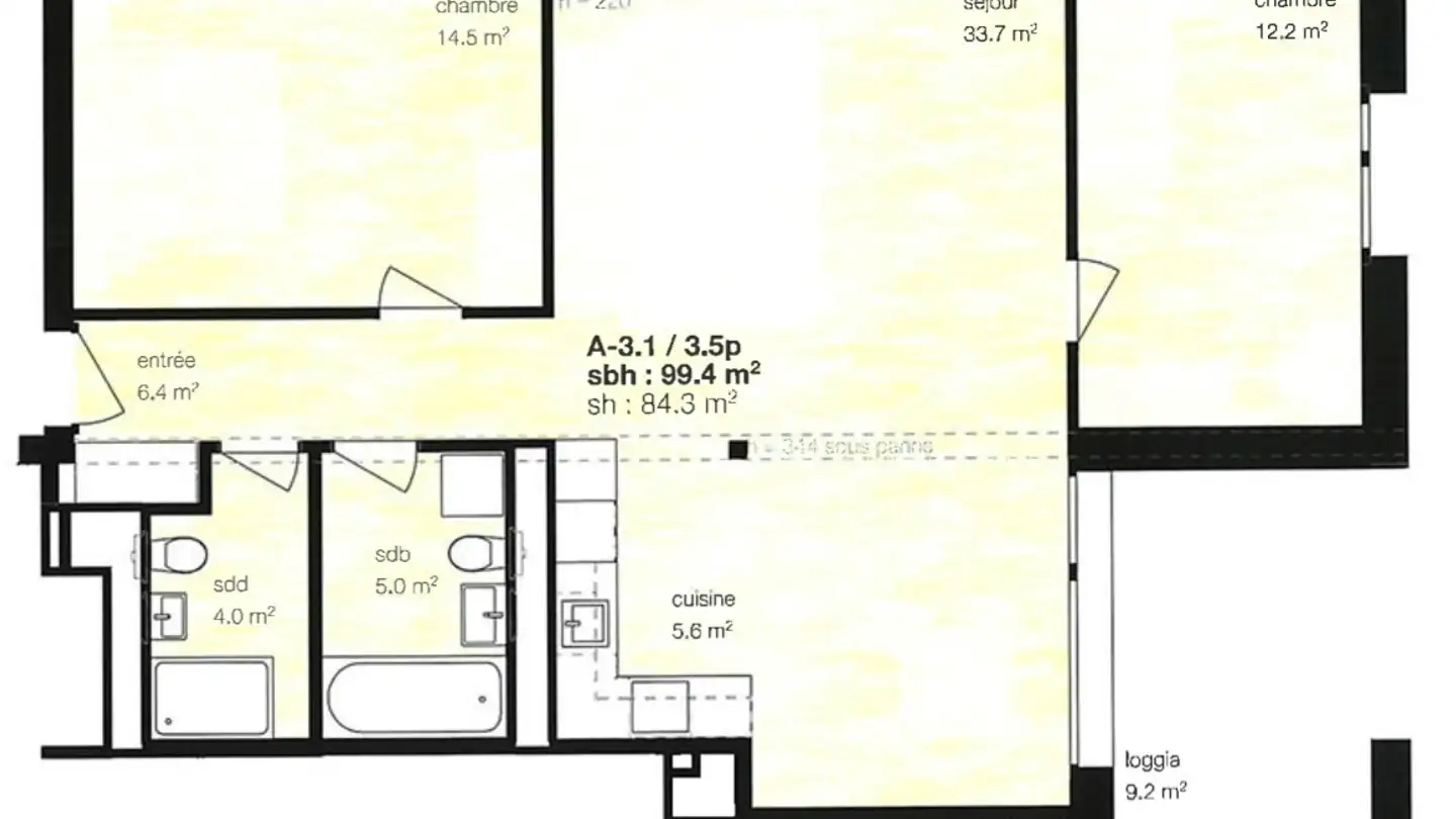 Appartement à louer - Rue Du Vorgyr, 3963 Montana - Photo 3