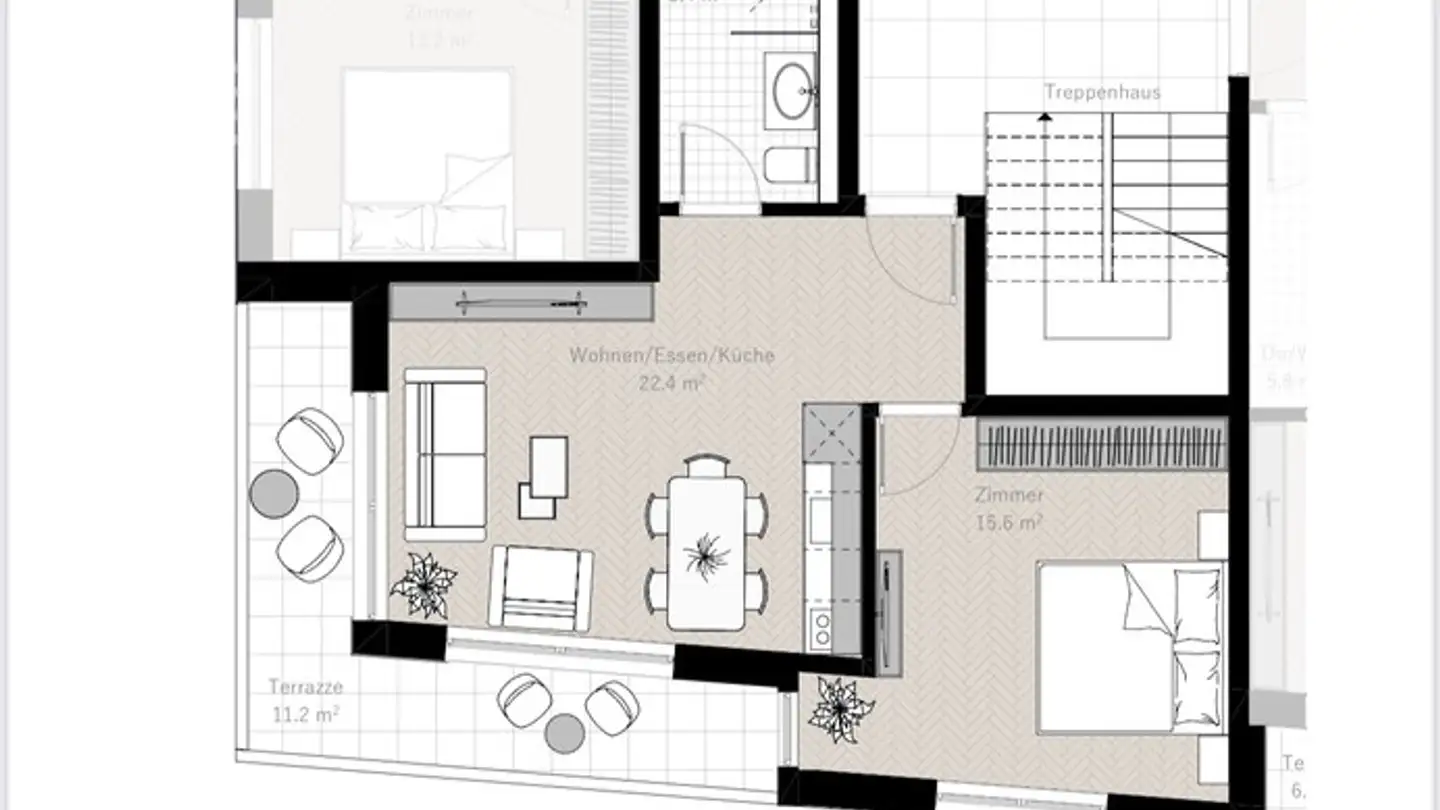 Wohnung mieten - Allmendstrasse 4, 8304 Wallisellen - Foto 2
