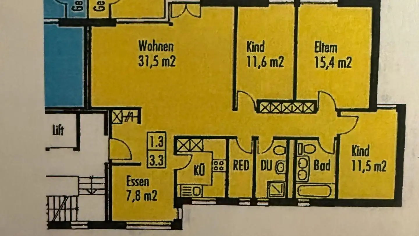 Wohnung mieten - Landstrasse 111, 5415 Nussbaumen AG - Foto 3