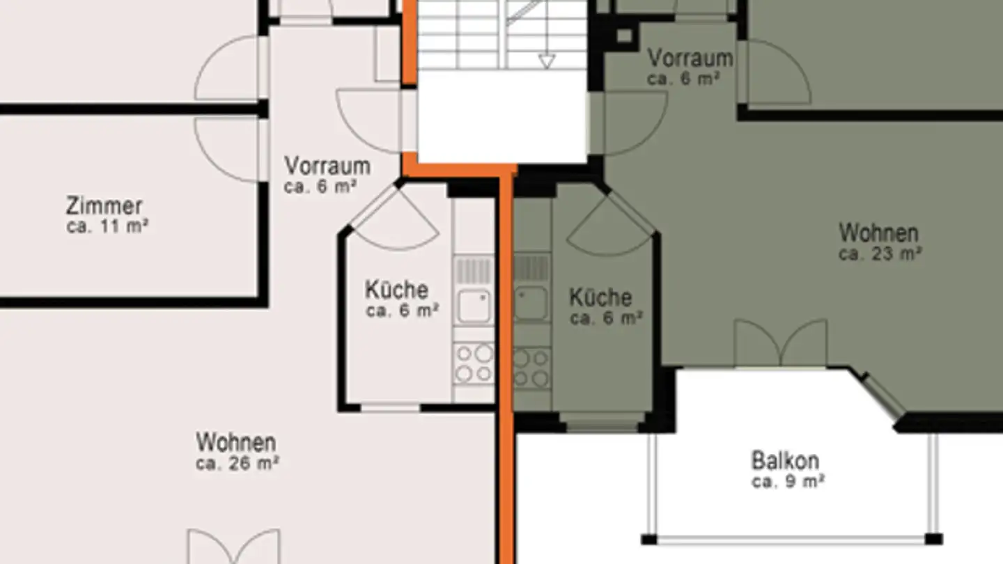 Apartment for rent - Landstrasse 9, 5300 Turgi - Photo 4