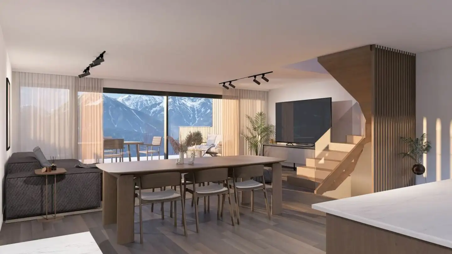 Duplex in vendita - Le Champ Du Clos, 1981 Vex - Foto 3