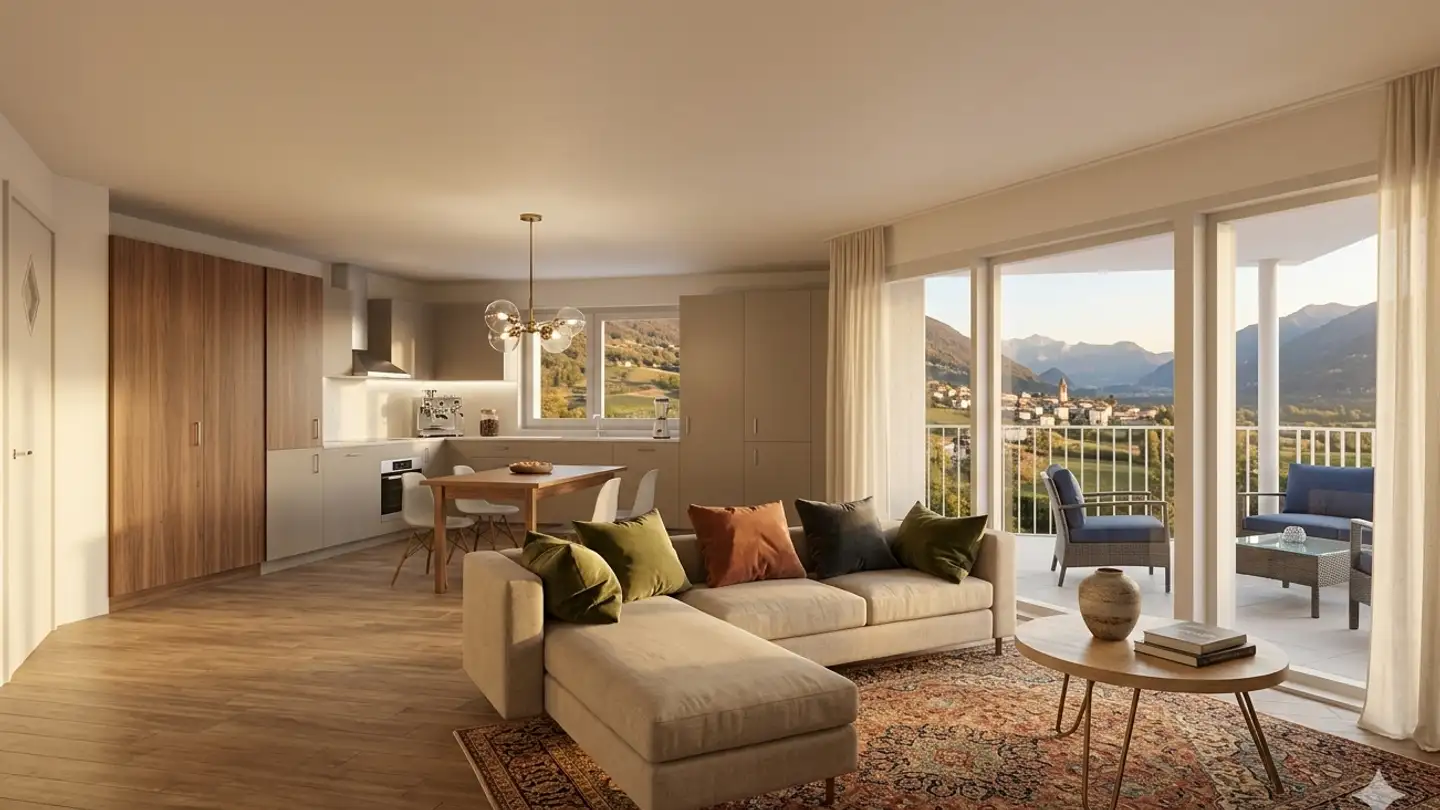 Attique à vendre - Via Paredo 1, 6950 Tesserete