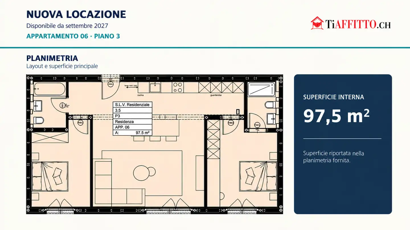 Apartment for rent - 6600 Locarno - Photo 3