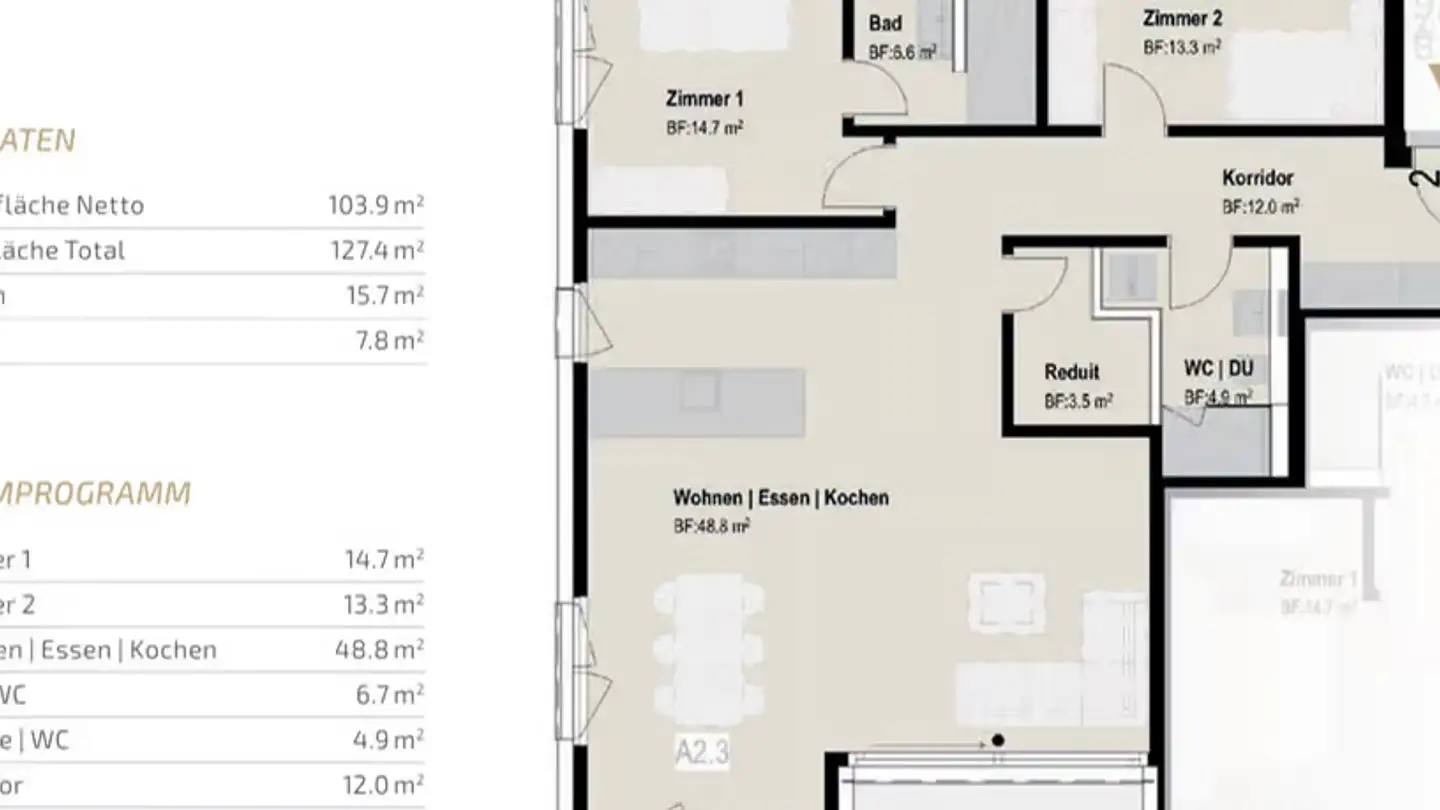 Apartment for rent - Chlifeldweg 1, 6262 Langnau b. Reiden - Photo 3