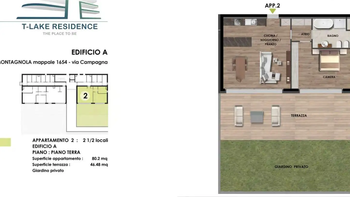 Appartamento in vendita - Via Campagna, 6926 Montagnola - Foto 3