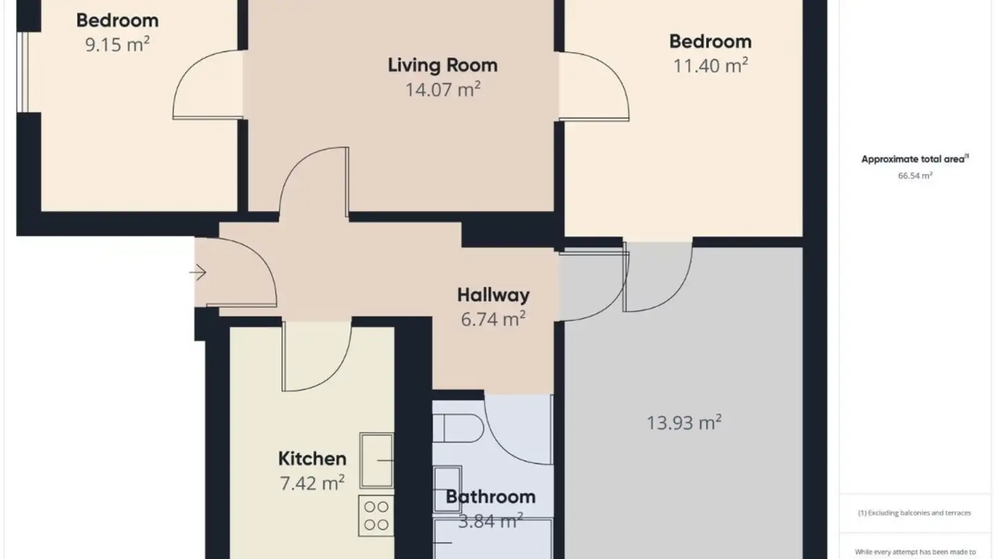 Chambre à louer - Tschudistrasse 32, 9000 St. Gallen - Photo 2