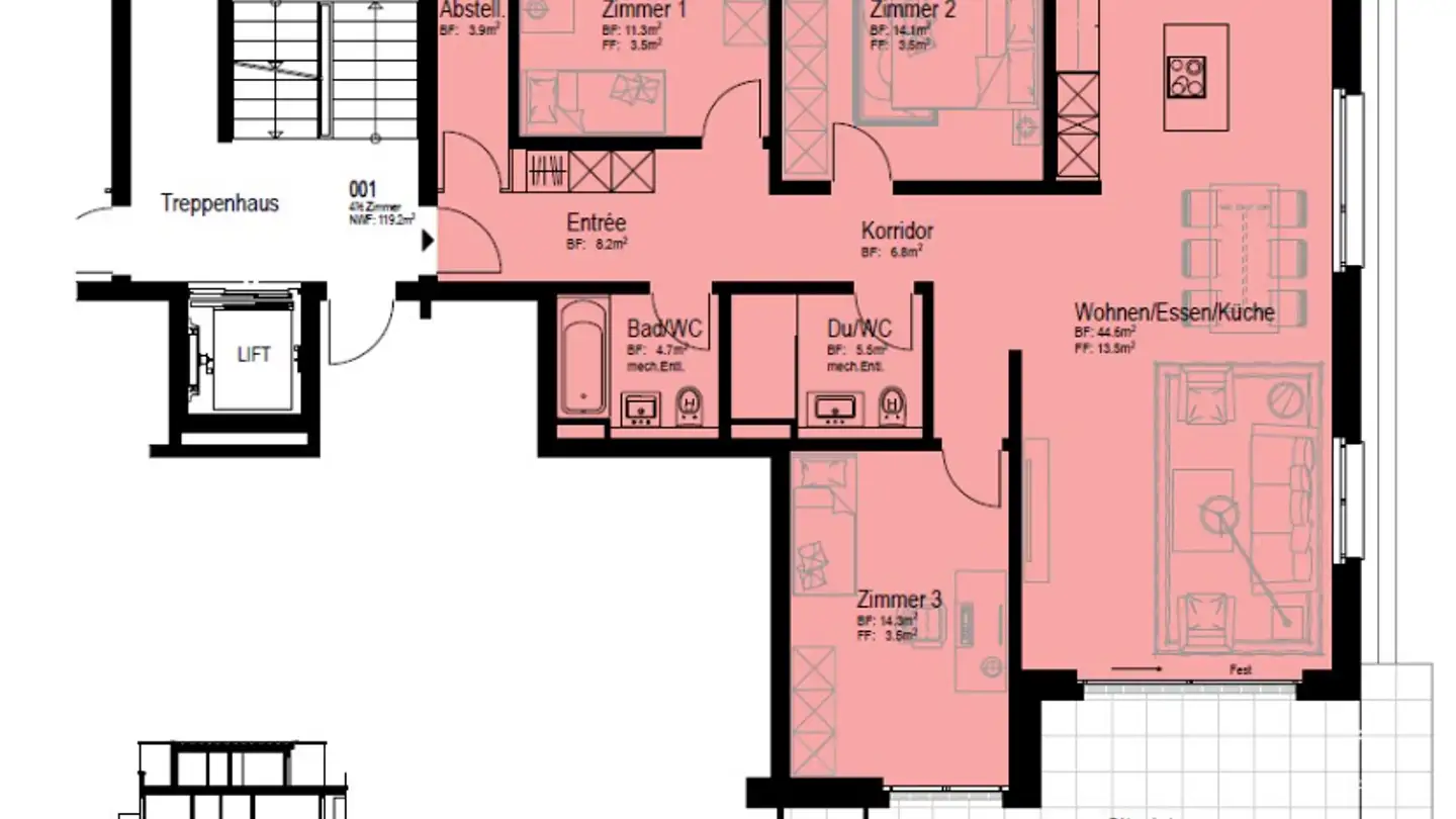 Appartamento in affitto - 8352 Elsau - Foto 4